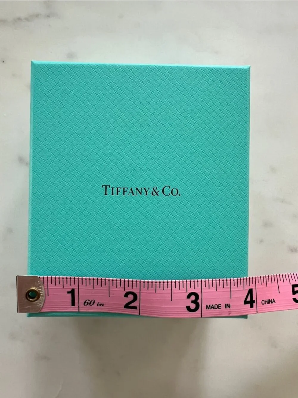 Authentic Tiffany & Co. Blue Jewelry Gift Box Empty 4